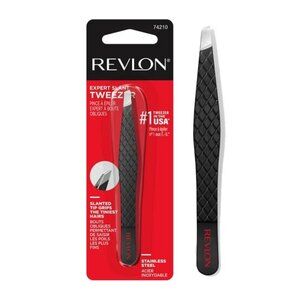 Revlon tweezer hair removal tip slant tweezers stainless steel men women expert